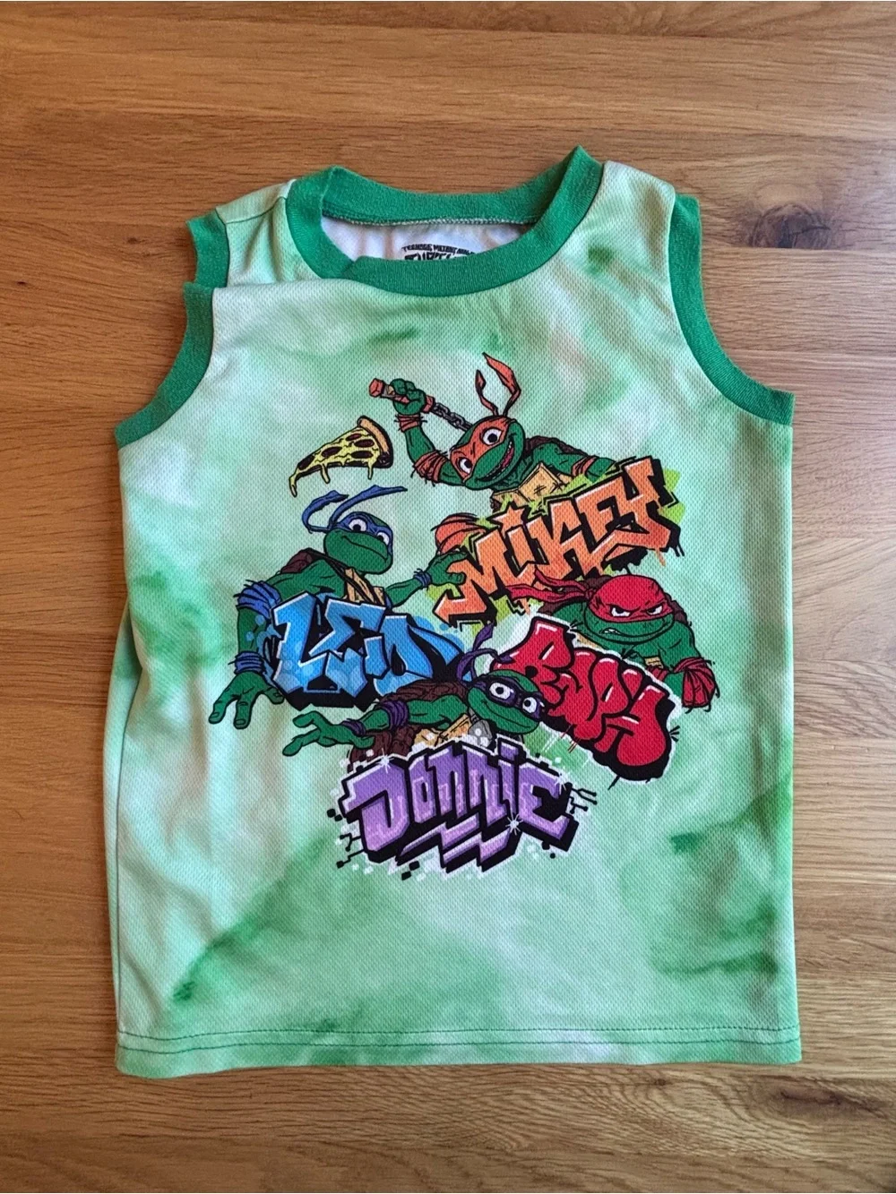 Teenage Mutant Ninja Turtles Green Tie-Dye Kids Pajama Set